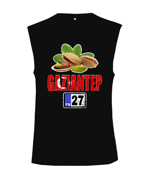 gaziantep, gaziantep şehir ,Türkiye,Türkiye bayrağı. Kesik Kol Unisex Tişört - Tisho