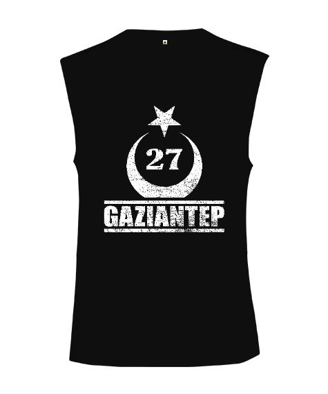 gaziantep, gaziantep şehir ,Türkiye,Türkiye bayrağı. Kesik Kol Unisex Tişört - Tisho