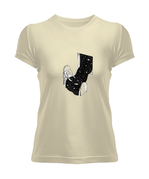 Tisho - Gece Uzay Uyku Galaksi Ay Kadın Tişört