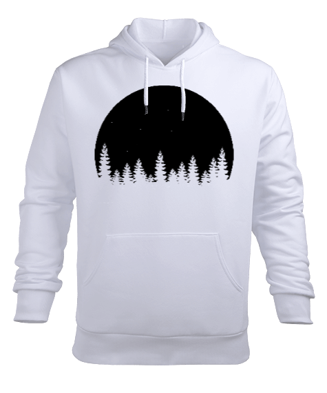 Tisho - GECE YARISI Erkek Kapüşonlu Hoodie Sweatshirt