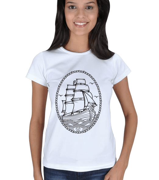 Tisho - Gemi modelli Kadın Tişört