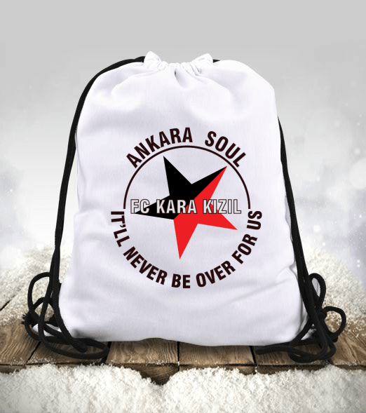 Tisho - Gençlerbirliği Ankara Soul Beyaz Spor Çanta Büzgülü spor çanta