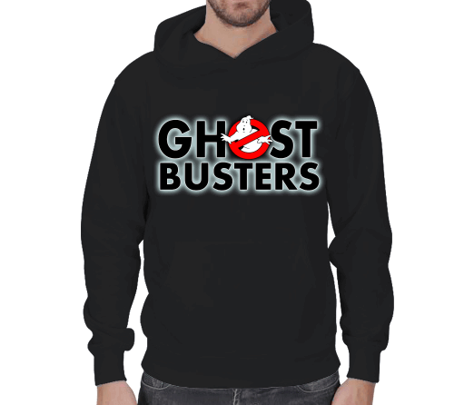 Tisho - Ghost Busters - Kapşonlu Kışlık Sweatshirt Erkek Kapşonlu