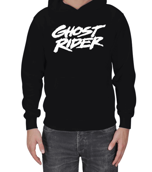 Tisho - Ghost Rider Erkek Kapşonlu
