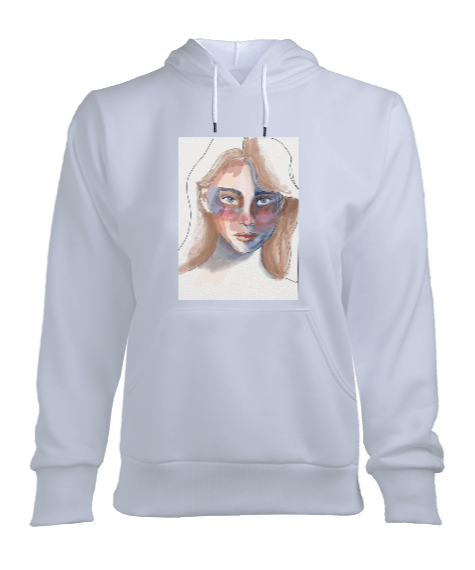 Tisho - Girl Kadın Kapşonlu Hoodie Sweatshirt