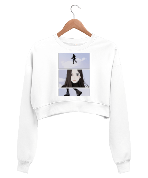 Tisho - Girlcrop Kadın Crop Sweatshirt