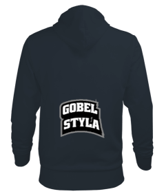 Gobel Tasarım Erkek Kapüşonlu Hoodie Sweatshirt - Thumbnail
