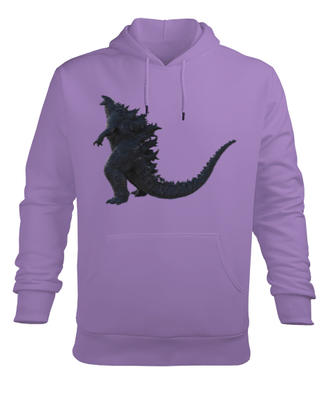 Tisho - Godzilla mor swet Erkek Kapüşonlu Hoodie Sweatshirt