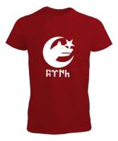Göktürk, Bozkurt, Türk, Kurt, Hilal, Yıldız Kırmızı Erkek Tişört - Tisho