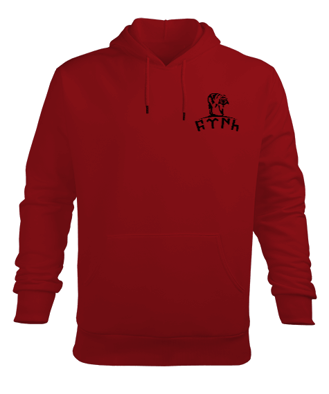 Tisho - Göktürk Erkek Kapüşonlu Hoodie Sweatshirt