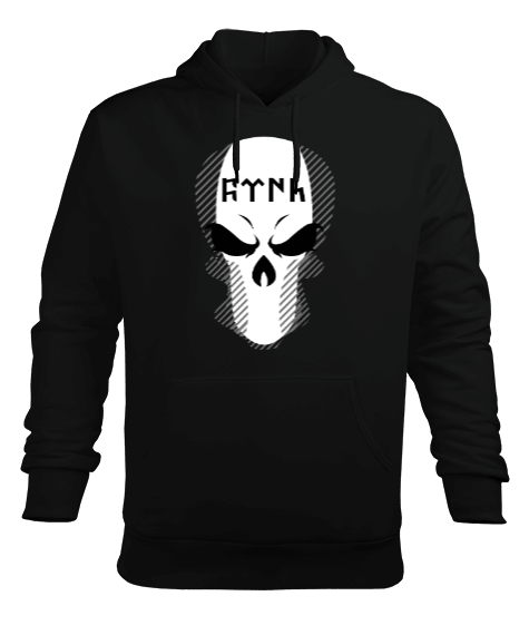 Tisho - Göktürk Erkek Kapüşonlu Hoodie Sweatshirt