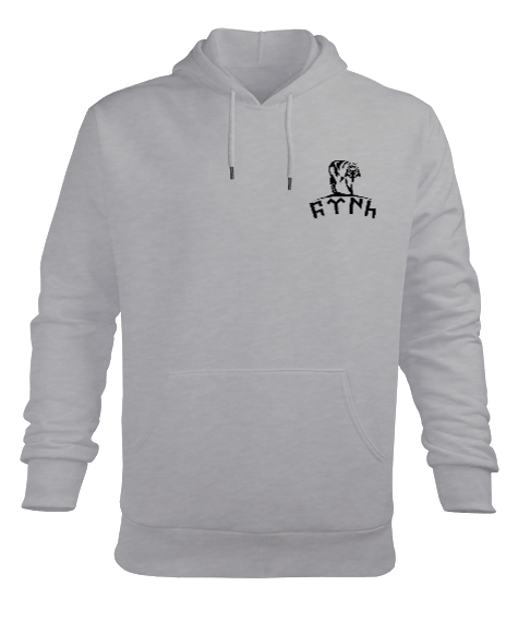 Göktürk Erkek Kapüşonlu Hoodie Sweatshirt - Tisho