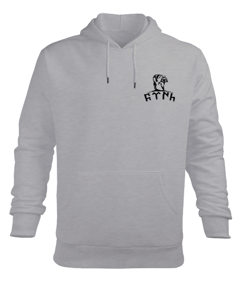 Tisho - Göktürk Erkek Kapüşonlu Hoodie Sweatshirt