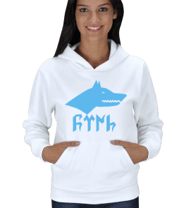 Göktürk Kapşonlu Polar Kadın Kapşonlu - Tisho