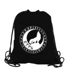 Göktürk logosu,Türkiye. Büzgülü Spor Çanta - Tisho