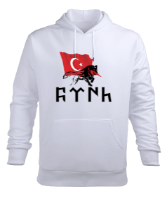 Göktürk Sweatshirt Erkek Kapüşonlu Hoodie Sweatshirt - Tisho