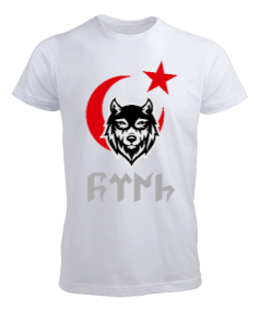 Göktürk, Türk, Bozkurt Erkek Tişört - Tisho