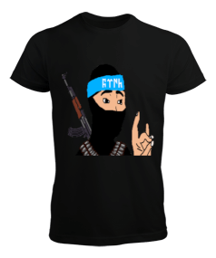 GökTürk Türk Yazılı Türkçü Wojak Erkek Tişört - Tisho