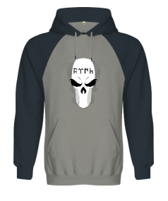 Göktürk Yazı Tasarımlı Orjinal Reglan Hoodie Unisex Sweatshirt - Tisho