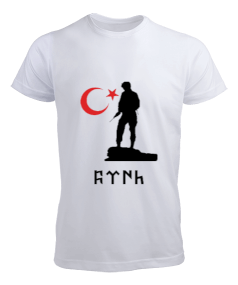Göktürkçe Türk Askeri Erkek Tişört - Tisho