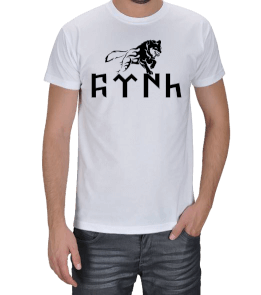 Göktürkçe Türk Yazılı Erkek Tişört - Tisho