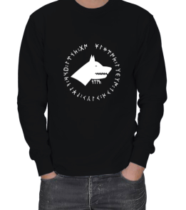 GÖKTÜRKÇE YAZILI ERKEK SWEATSHIRT - Tisho