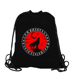 Göktürk,Göktürk logosu,Türkiye. Büzgülü Spor Çanta - Tisho