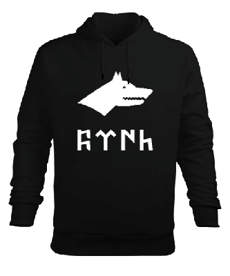 Göktürk,Göktürk logosu,Türkiye. Erkek Kapüşonlu Hoodie Sweatshirt - Tisho