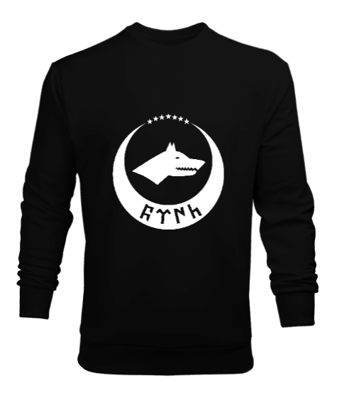 Tisho - Göktürk,Göktürk logosu,Türkiye. Erkek Sweatshirt