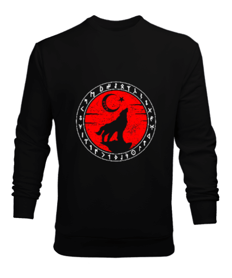 Tisho - Göktürk,Göktürk logosu,Türkiye. Erkek Sweatshirt