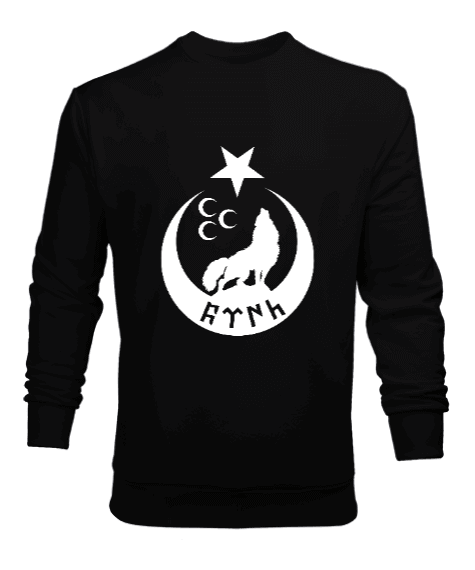 Tisho - Göktürk,Göktürk logosu,Türkiye. Erkek Sweatshirt