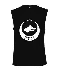 Göktürk,Göktürk logosu,Türkiye. Kesik Kol Unisex Tişört - Tisho