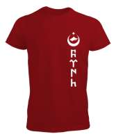 Göktürk,Göktürk logosu,Türkiye. Kırmızı Erkek Tişört - Tisho