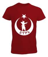 Göktürk,Göktürk logosu,Türkiye. Kırmızı Erkek Tişört - Tisho