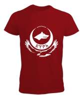 Göktürk,Göktürk logosu,Türkiye. Kırmızı Erkek Tişört - Tisho