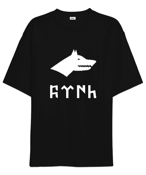 Tisho - Göktürk,Göktürk logosu,Türkiye. Oversize Unisex Tişört