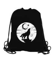 Göktürk,Göktürk logosu,Türkiye. Siyah Büzgülü Spor Çanta - Tisho