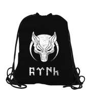 Göktürk,Göktürk logosu,Türkiye. Siyah Büzgülü Spor Çanta - Tisho