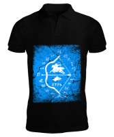 Göktürk,Göktürk logosu,Türkiye. Siyah Erkek Kısa Kol Polo Yaka - Tisho