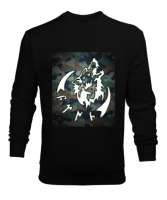 Göktürk,Göktürk logosu,Türkiye. Siyah Erkek Sweatshirt - Tisho