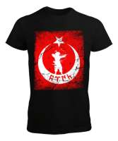 Göktürk,Göktürk logosu,Türkiye. Siyah Erkek Tişört - Tisho