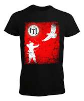 Göktürk,Göktürk logosu,Türkiye. Siyah Erkek Tişört - Tisho