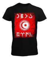 Göktürk,Göktürk logosu,Türkiye. Siyah Erkek Tişört - Tisho