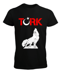 Göktürk,Göktürk logosu,Türkiye. Siyah Erkek Tişört - Tisho