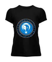 Göktürk,Göktürk logosu,Türkiye. Siyah Kadın Tişört - Tisho