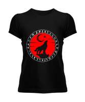 Göktürk,Göktürk logosu,Türkiye. Siyah Kadın Tişört - Tisho