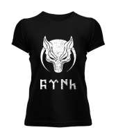 Göktürk,Göktürk logosu,Türkiye. Siyah Kadın Tişört - Tisho