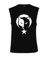 Göktürk,Göktürk logosu,Türkiye. Siyah Kesik Kol Unisex Tişört - Tisho