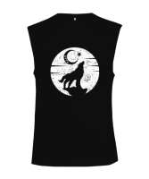 Göktürk,Göktürk logosu,Türkiye. Siyah Kesik Kol Unisex Tişört - Tisho