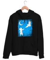 Göktürk,Göktürk logosu,Türkiye. Siyah Unisex Kapşonlu Sweatshirt - Tisho